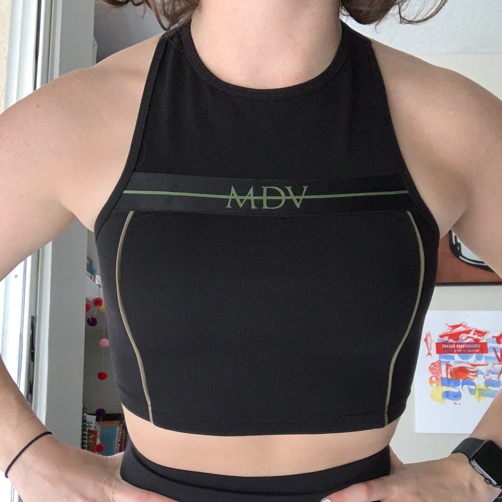High Neck Crop Top